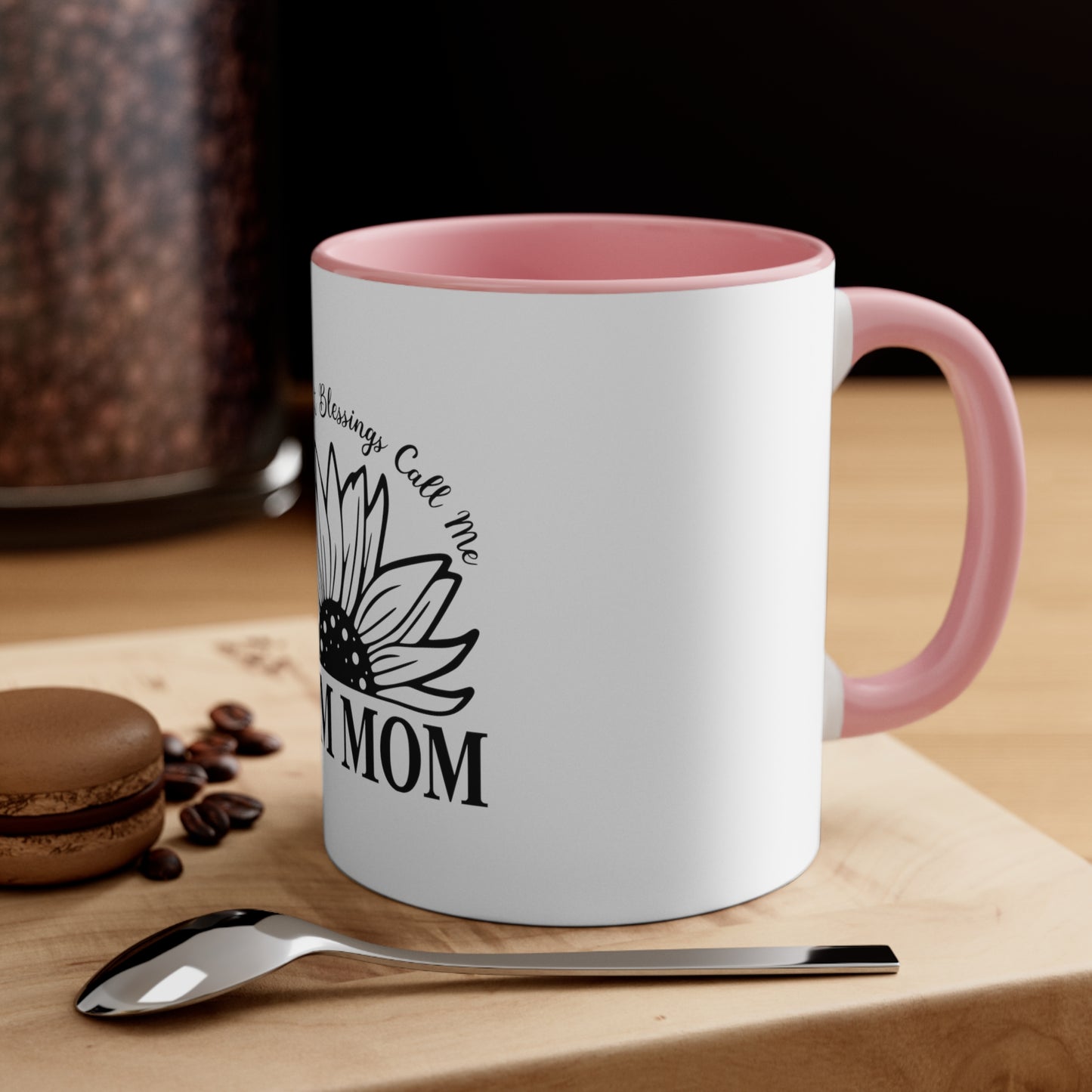 Mom Mom Blessings - Accent Coffee Mug, 11oz