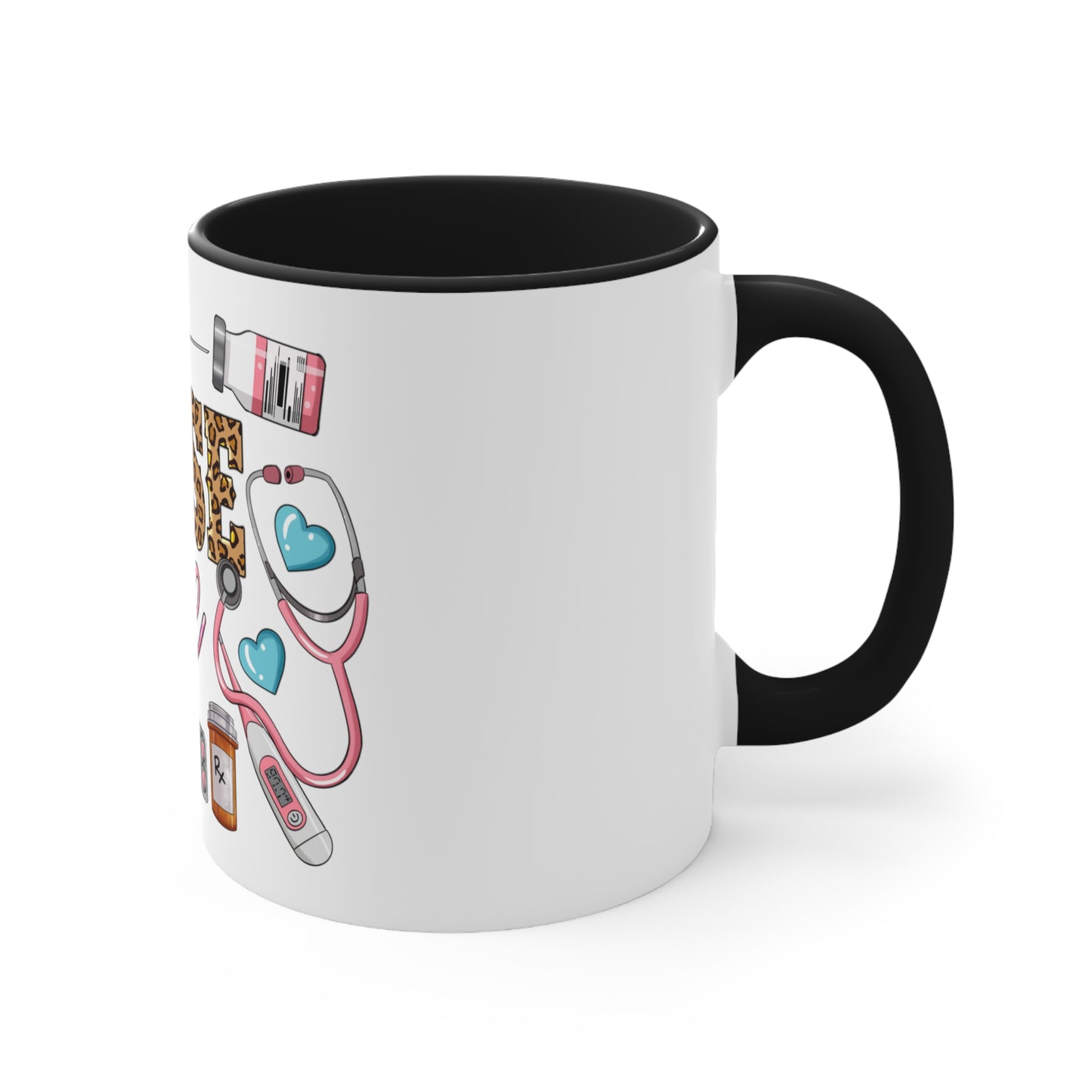 Nurse Life - Accent Coffee Mug, 11oz