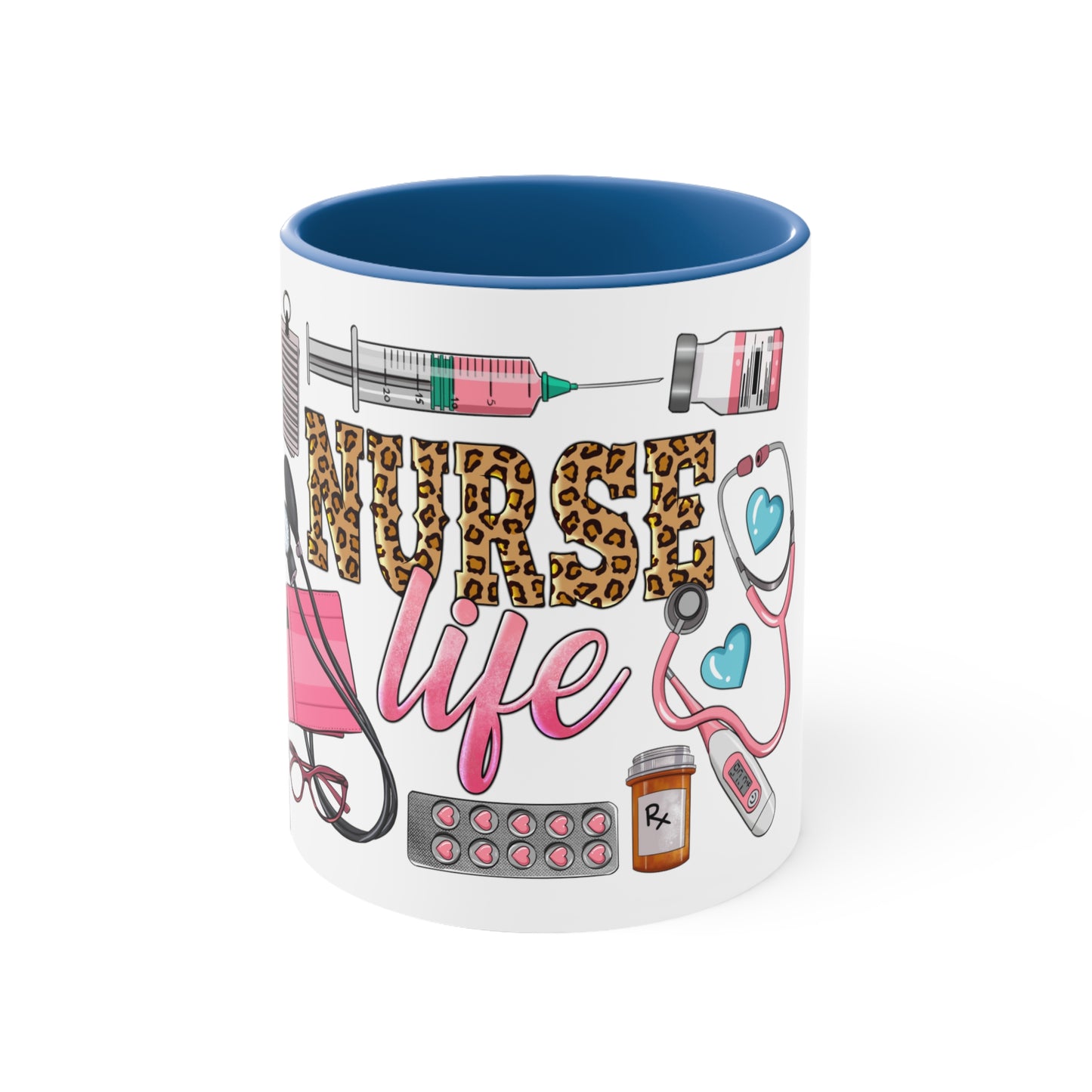 Nurse Life - Accent Coffee Mug, 11oz