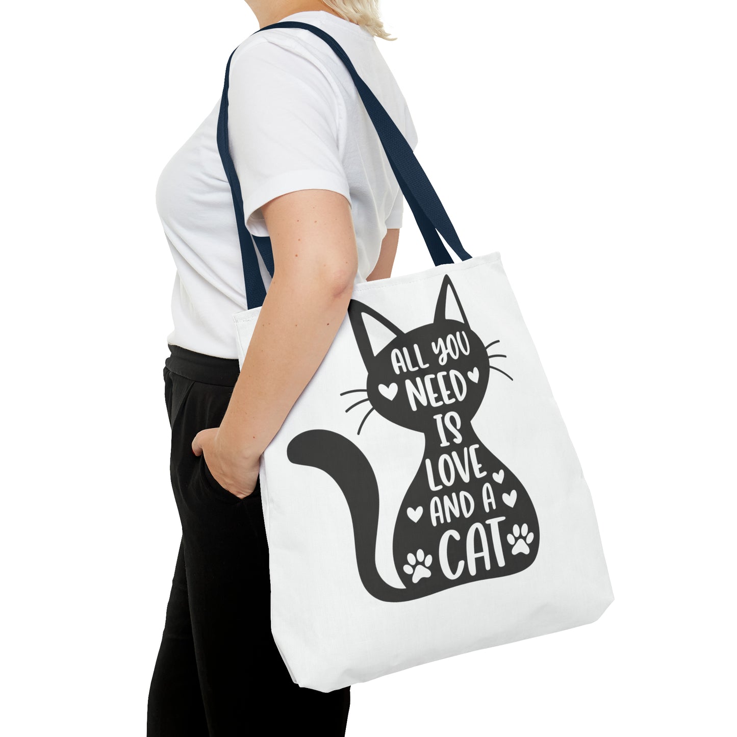 Tote Bag - Love and a Cat