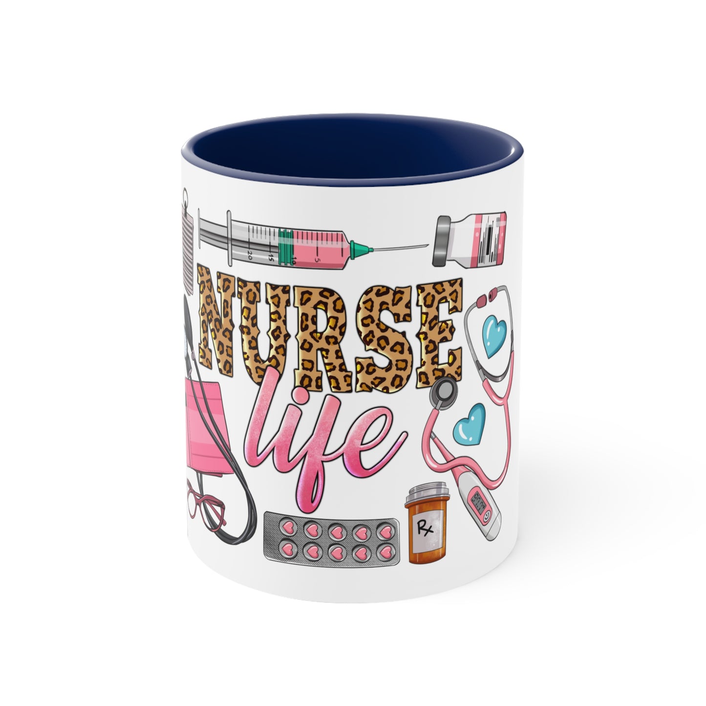 Nurse Life - Accent Coffee Mug, 11oz
