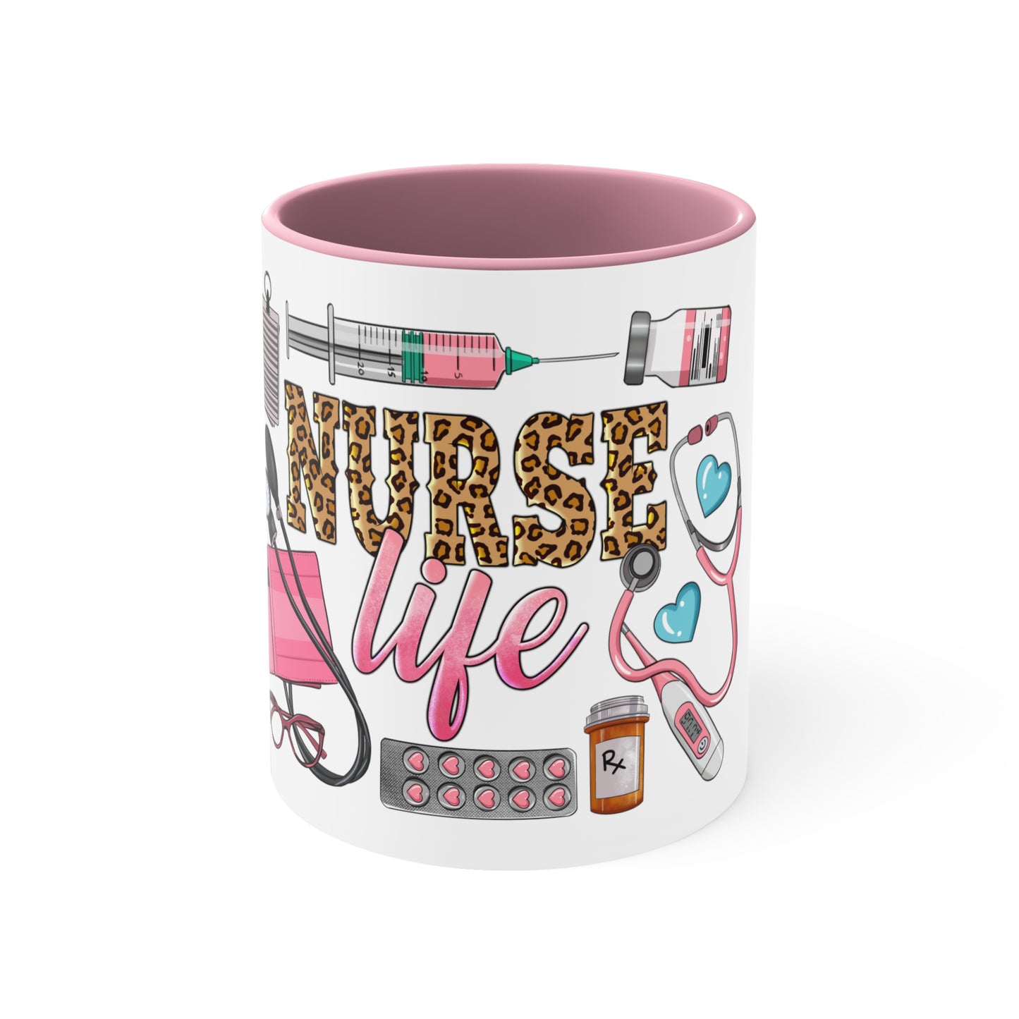 Nurse Life - Accent Coffee Mug, 11oz