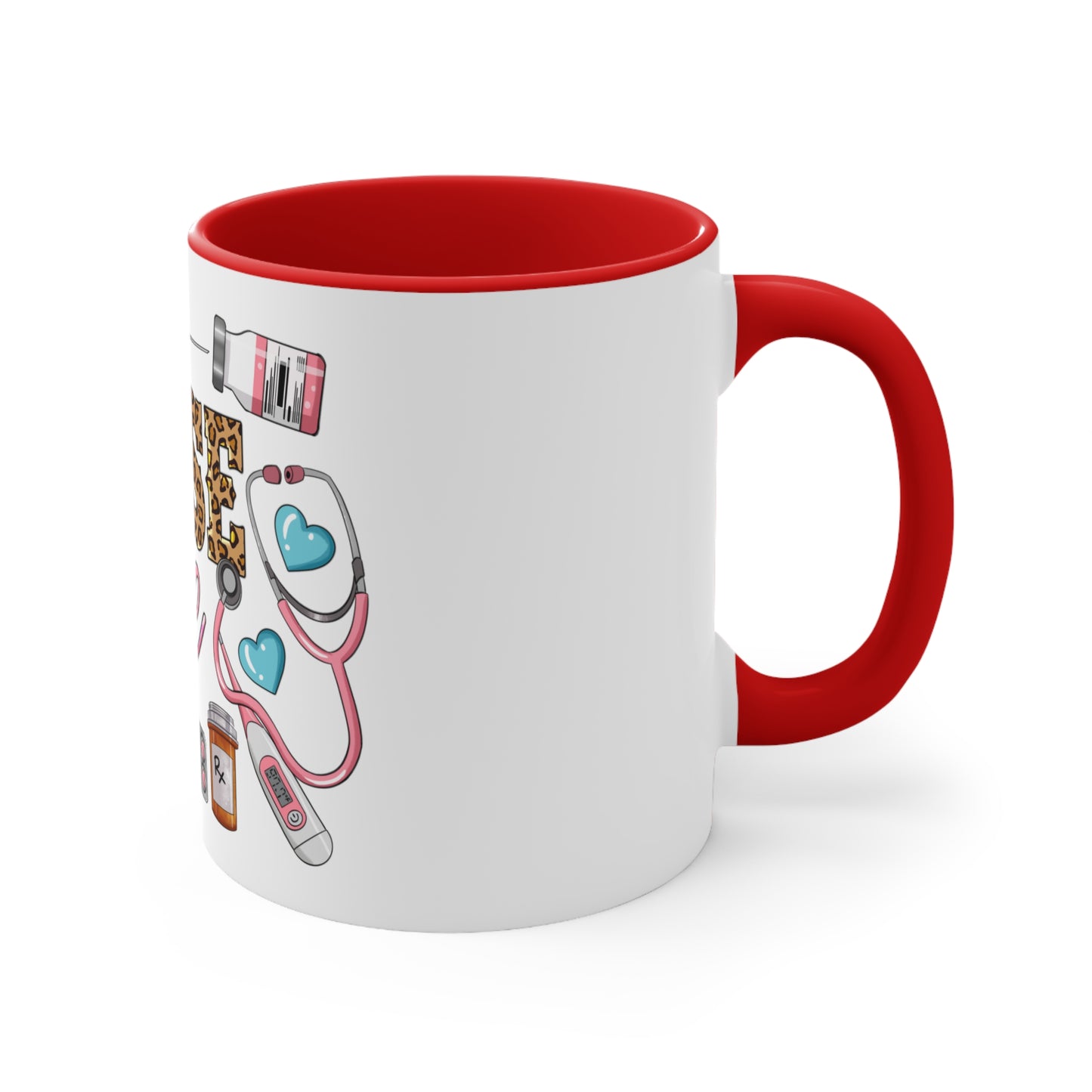 Nurse Life - Accent Coffee Mug, 11oz