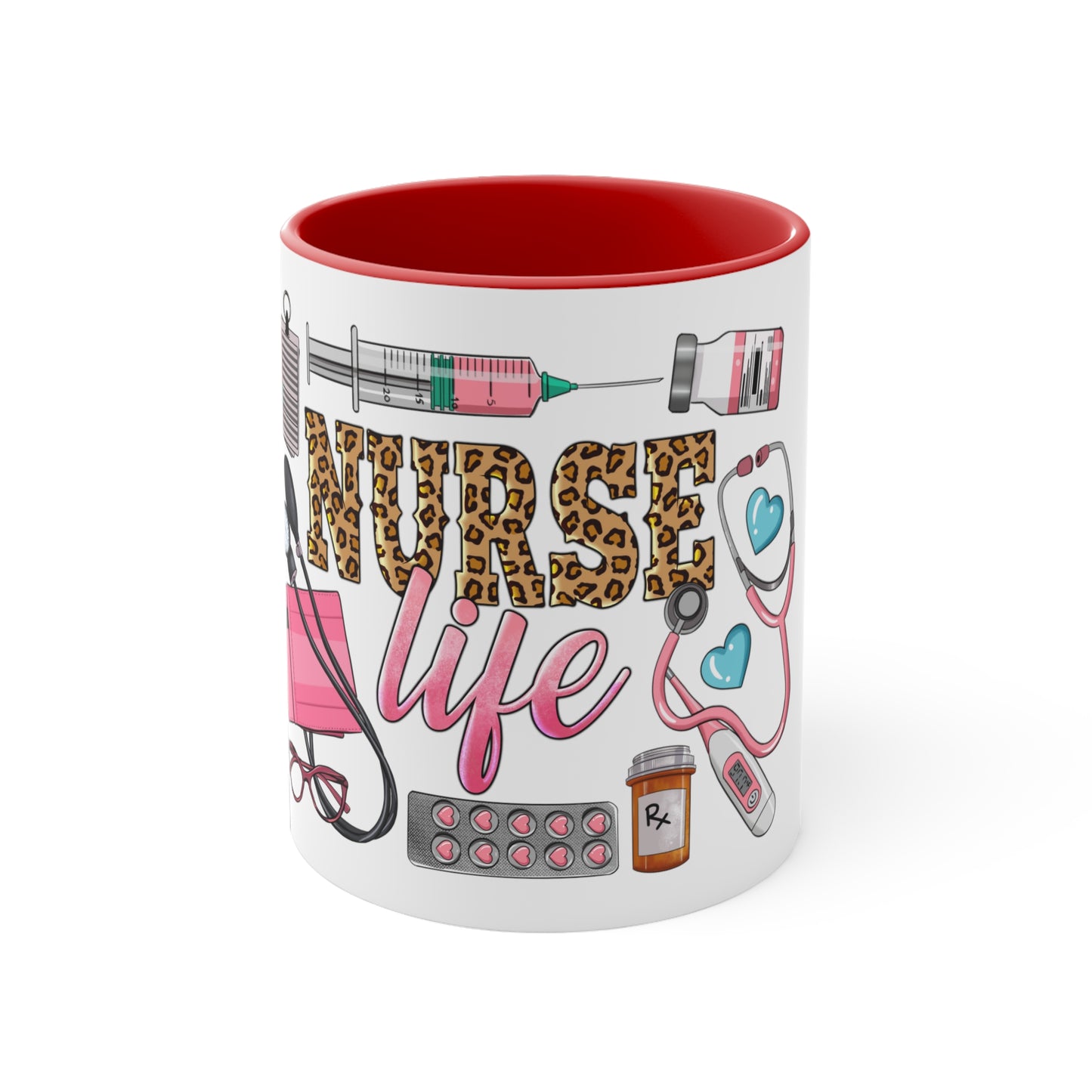 Nurse Life - Accent Coffee Mug, 11oz