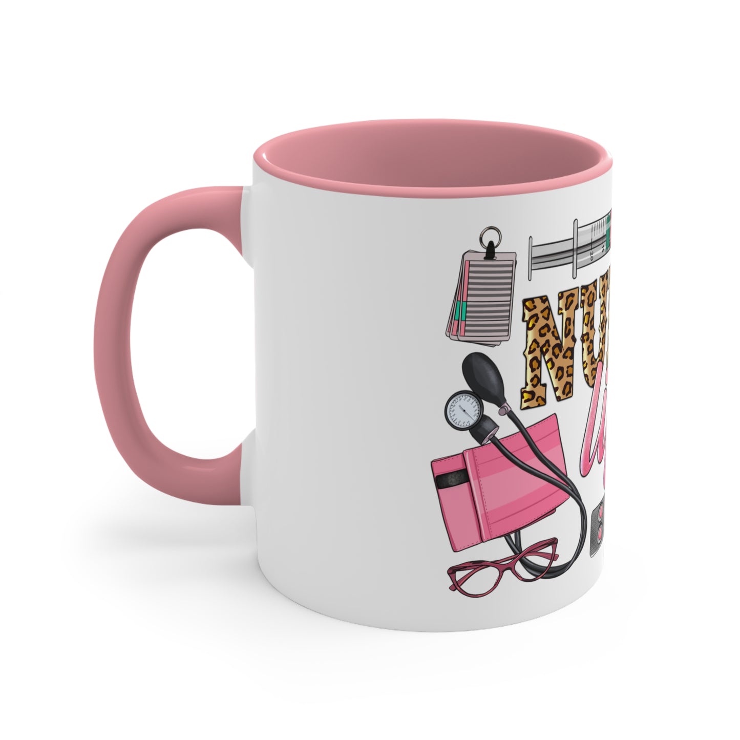 Nurse Life - Accent Coffee Mug, 11oz