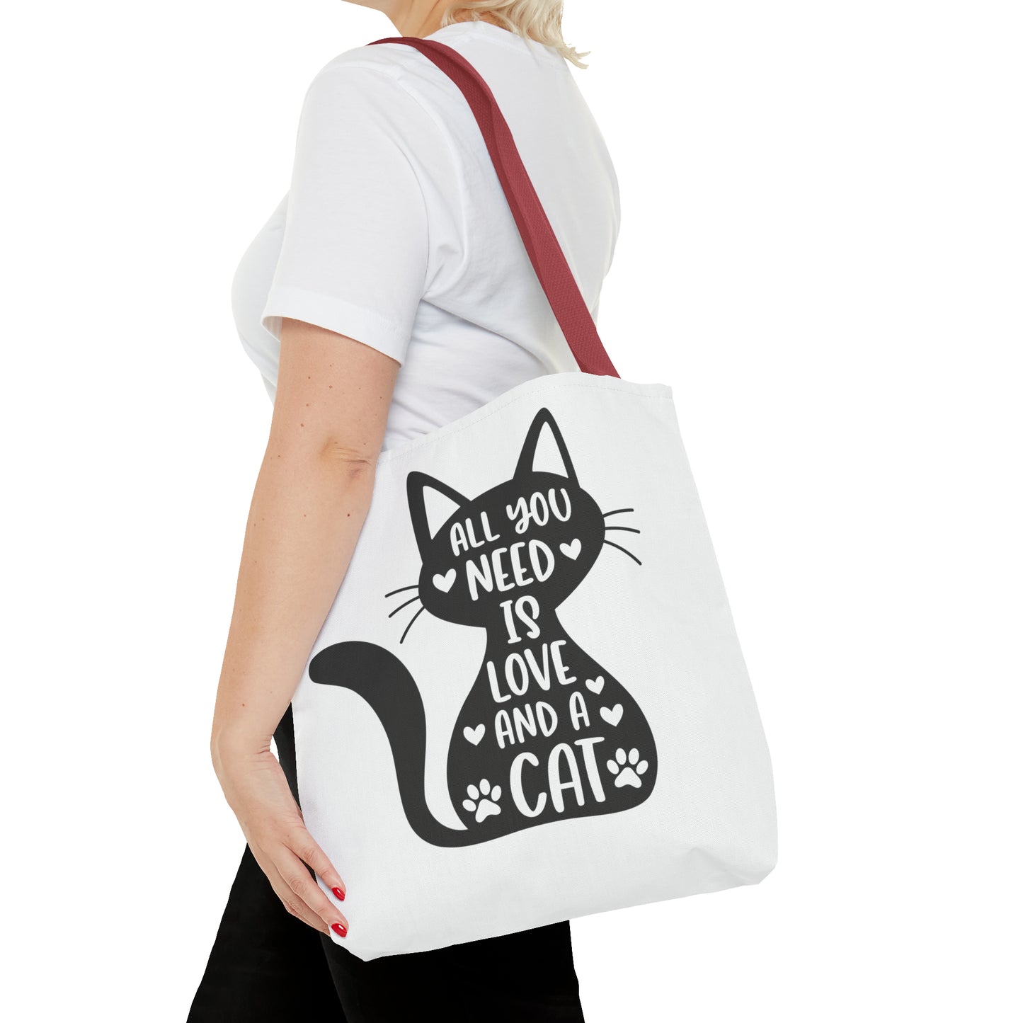 Tote Bag - Love and a Cat