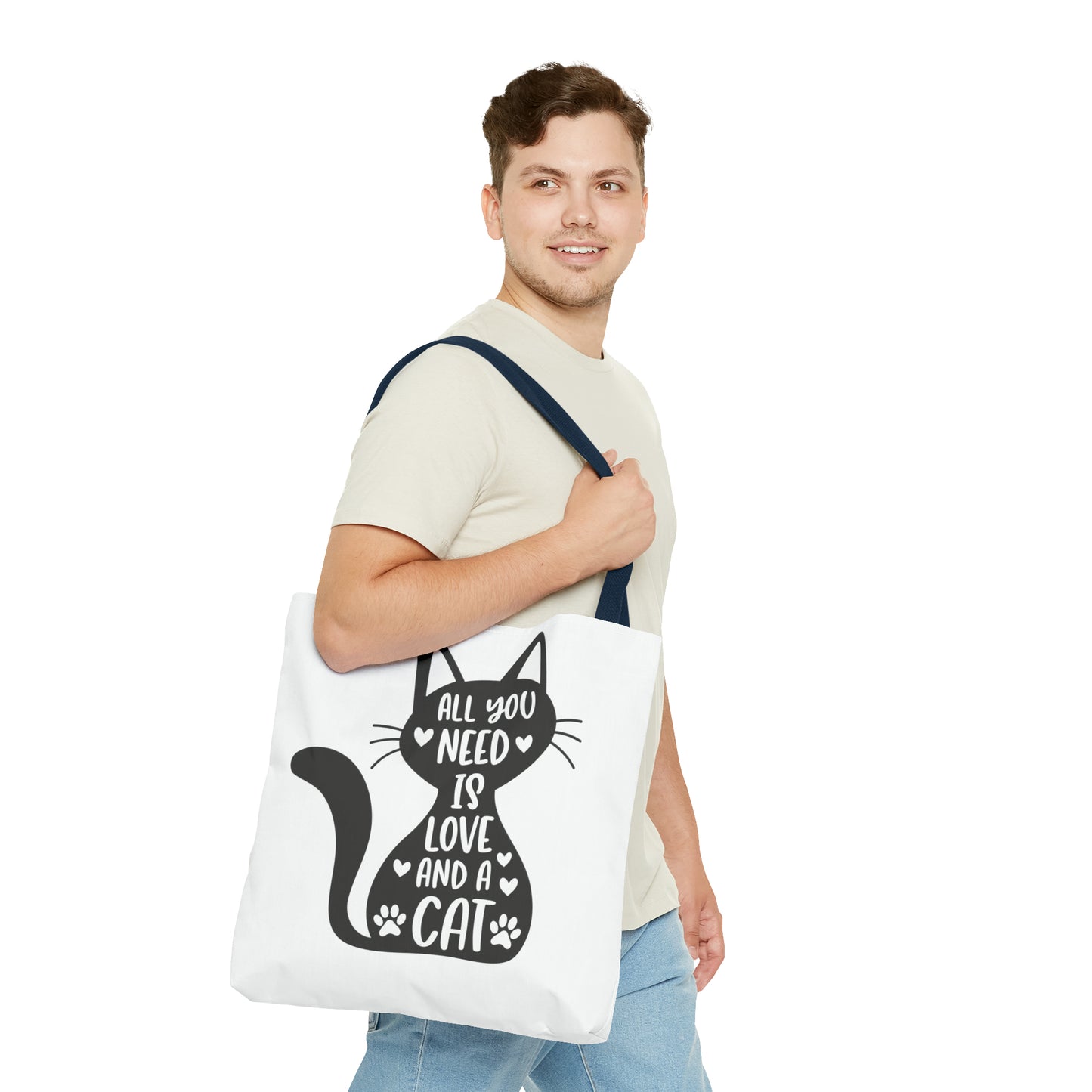 Tote Bag - Love and a Cat