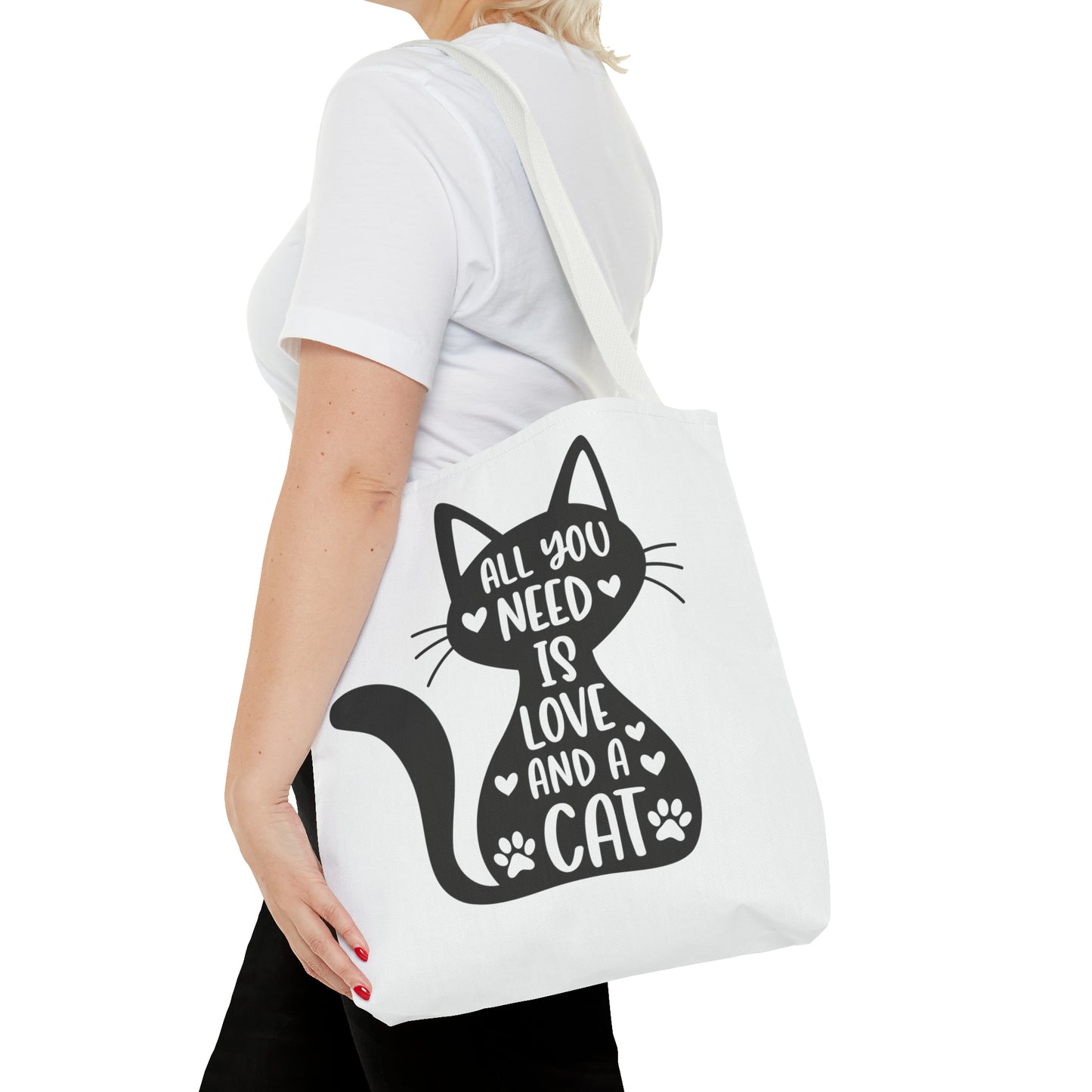 Tote Bag - Love and a Cat