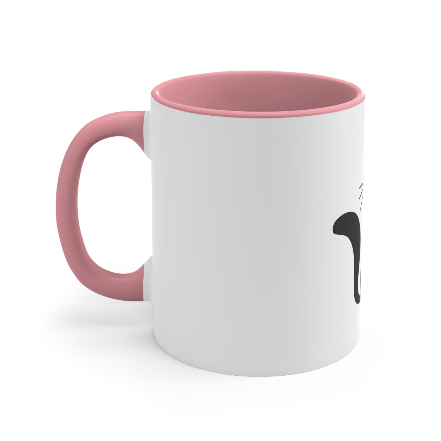 Love and a Cat - Accent Coffee Mug, 11oz