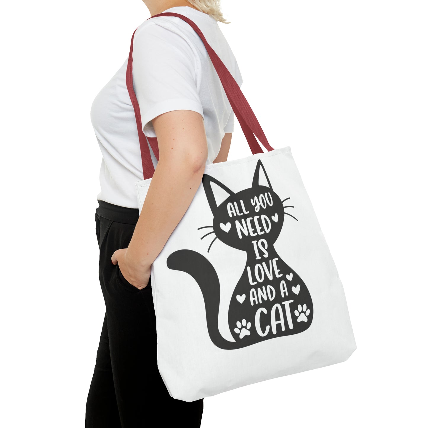 Tote Bag - Love and a Cat