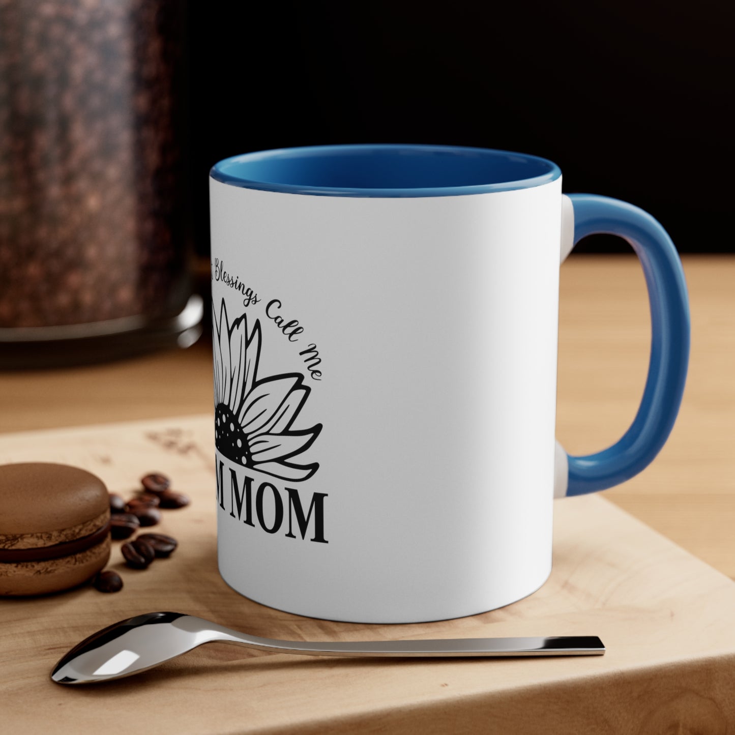Mom Mom Blessings - Accent Coffee Mug, 11oz