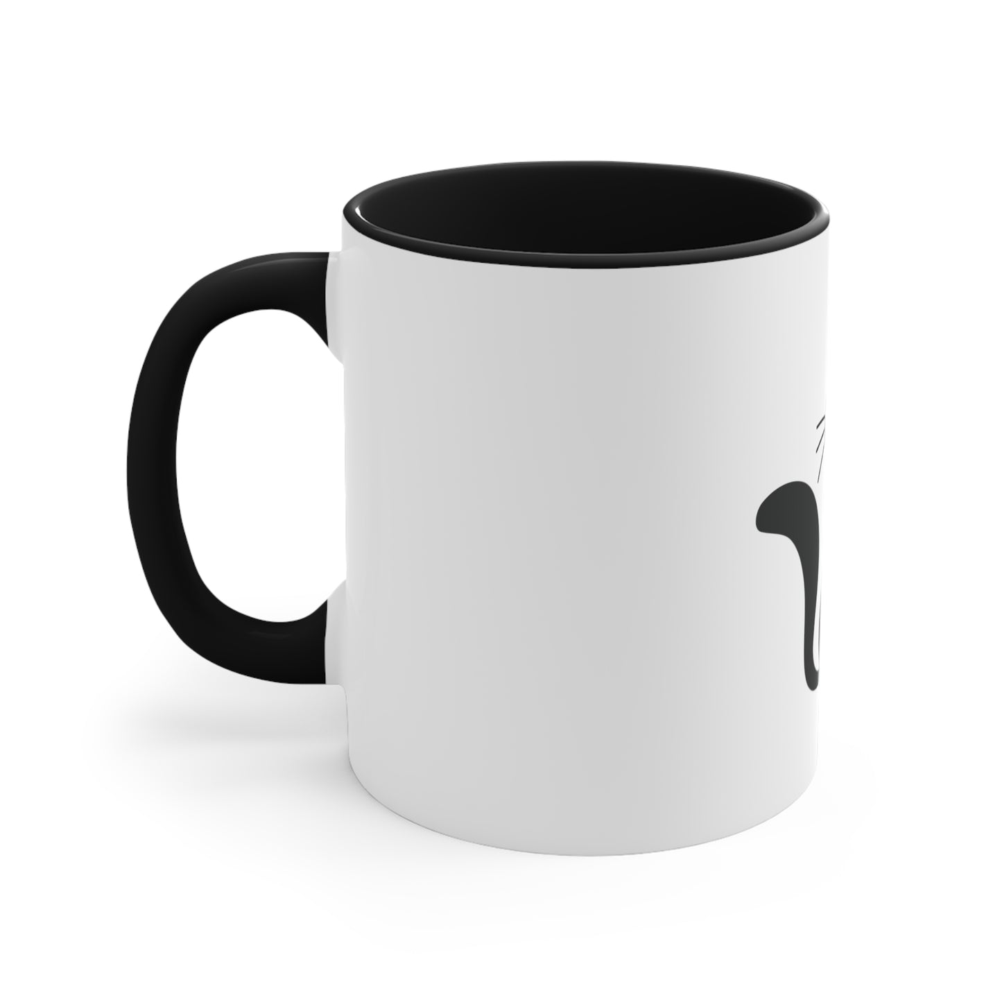 Love and a Cat - Accent Coffee Mug, 11oz