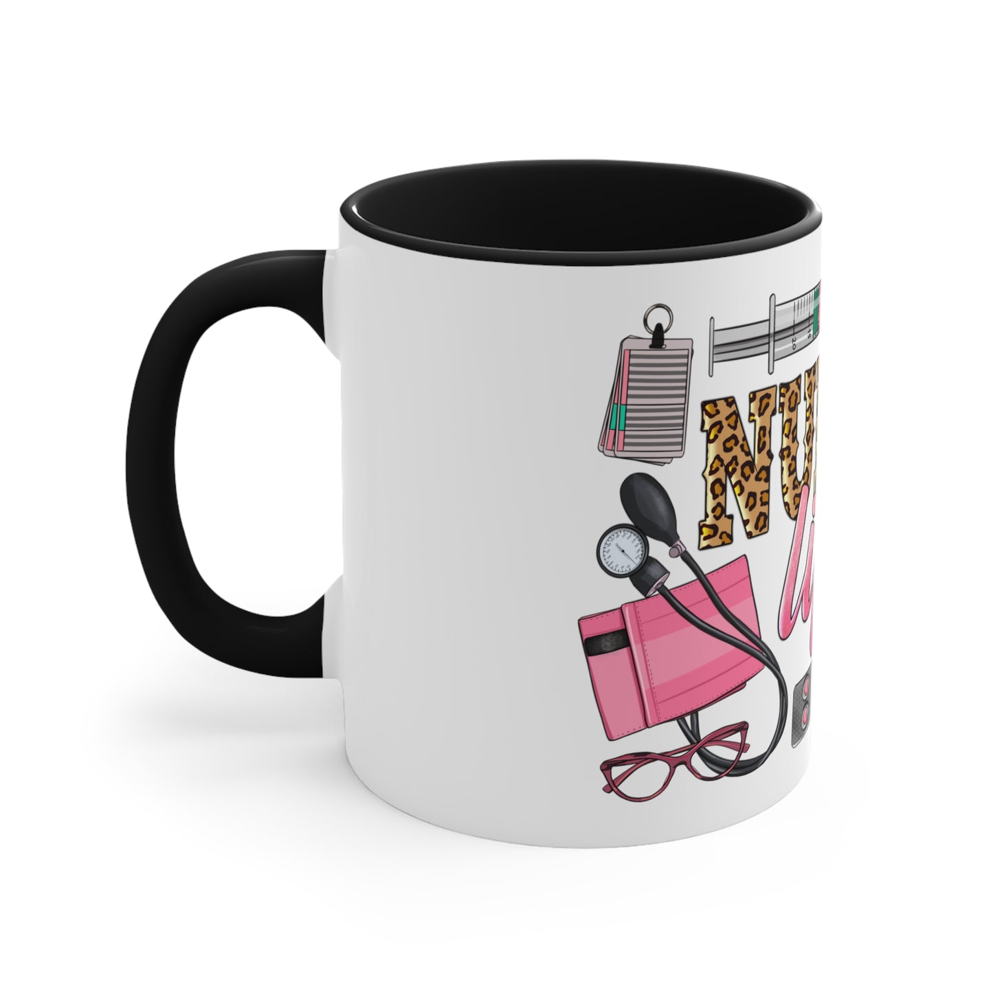 Nurse Life - Accent Coffee Mug, 11oz