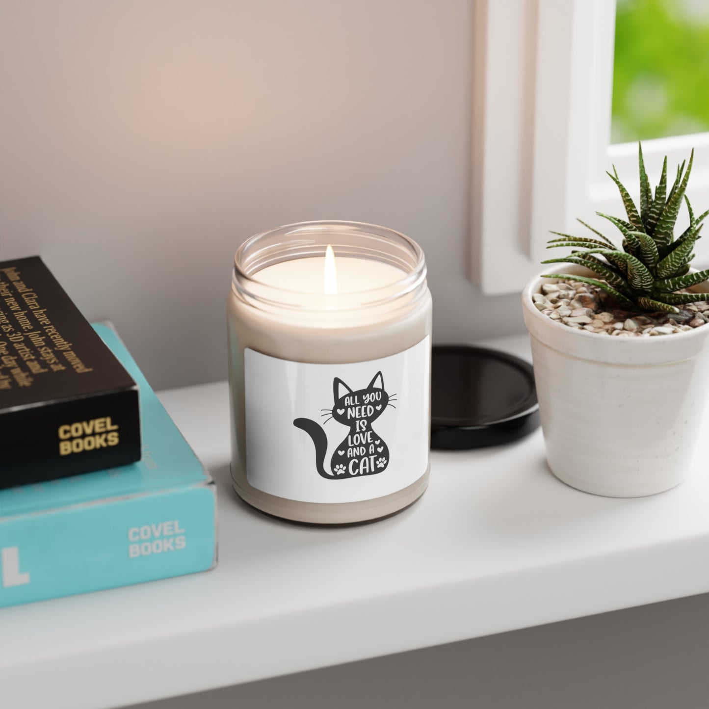 Love and a Cat - Scented Soy Candle, 9oz