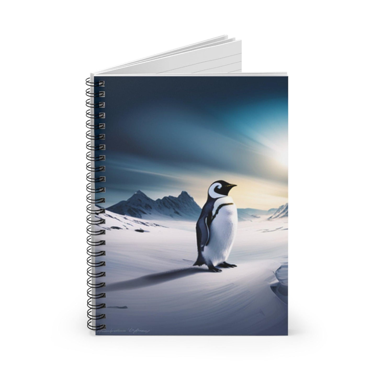 For the Love of Penguins - Spiral Notebook - Ruled Line - Berryvine