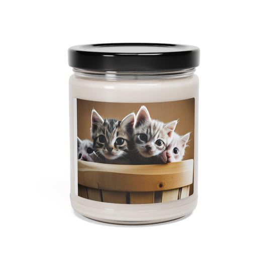 Kitty Cat - Apple Harvest Scented Soy Candle, 9oz - Berryvine