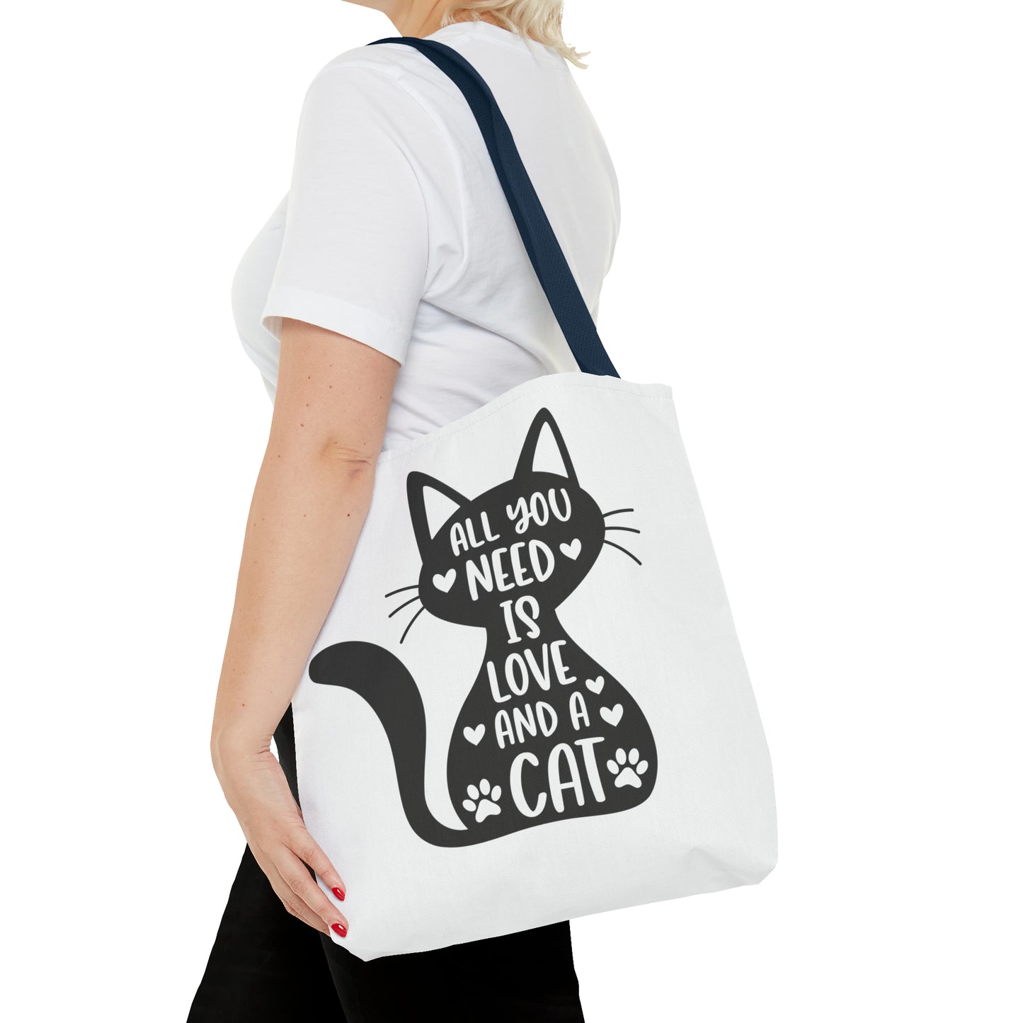 Tote Bag - Love and a Cat