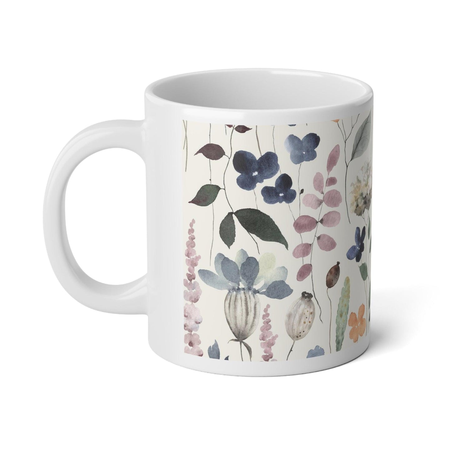 Floral Jumbo Mug, 20oz - Berryvine