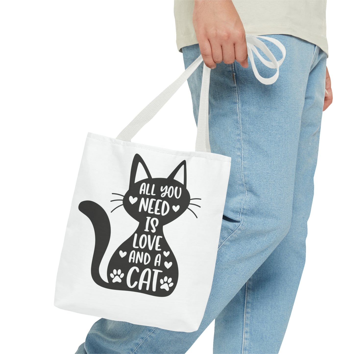 Tote Bag - Love and a Cat