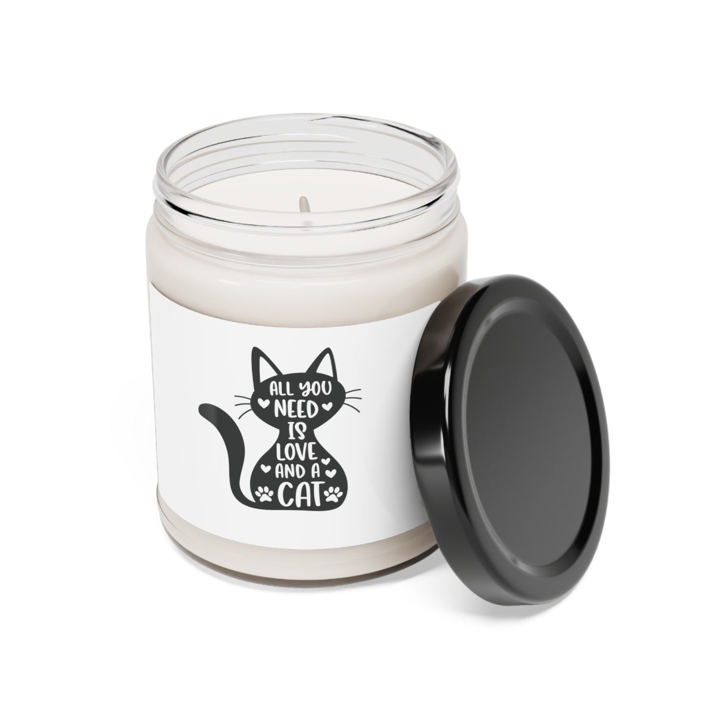 Love and a Cat - Scented Soy Candle, 9oz