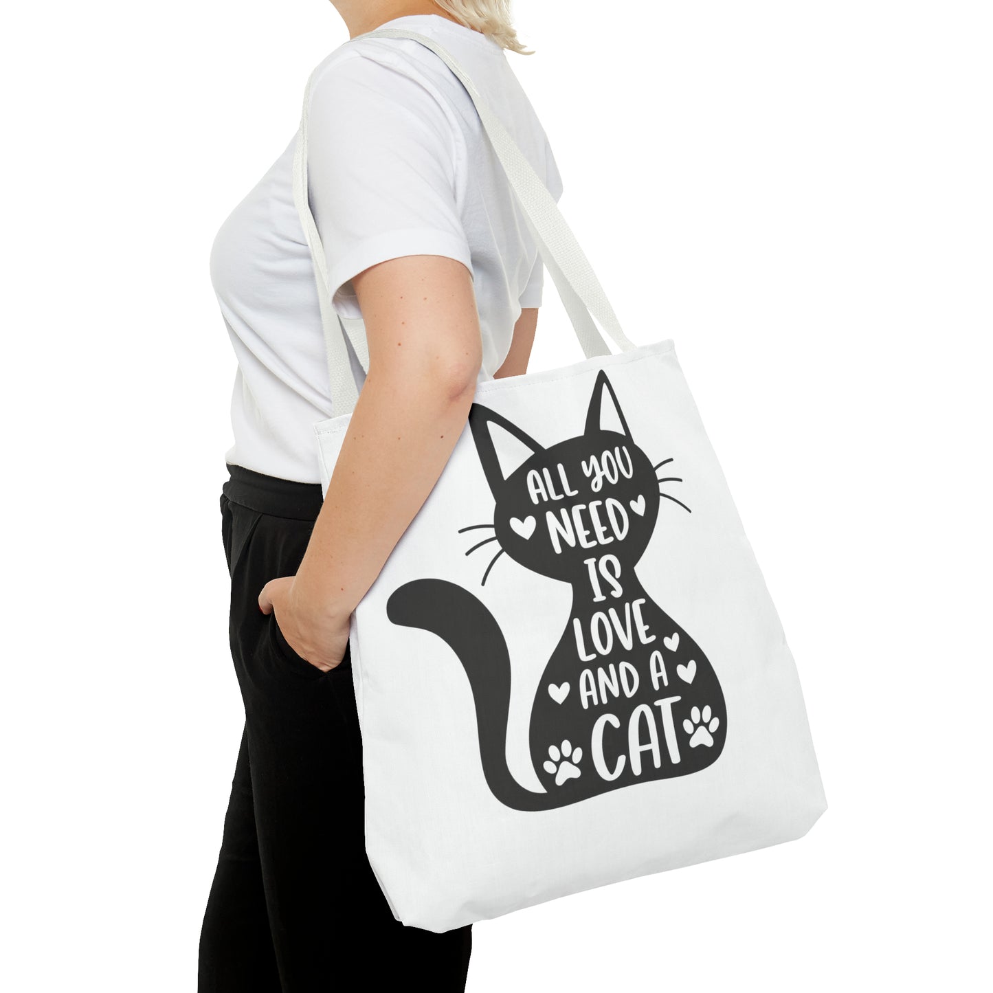 Tote Bag - Love and a Cat