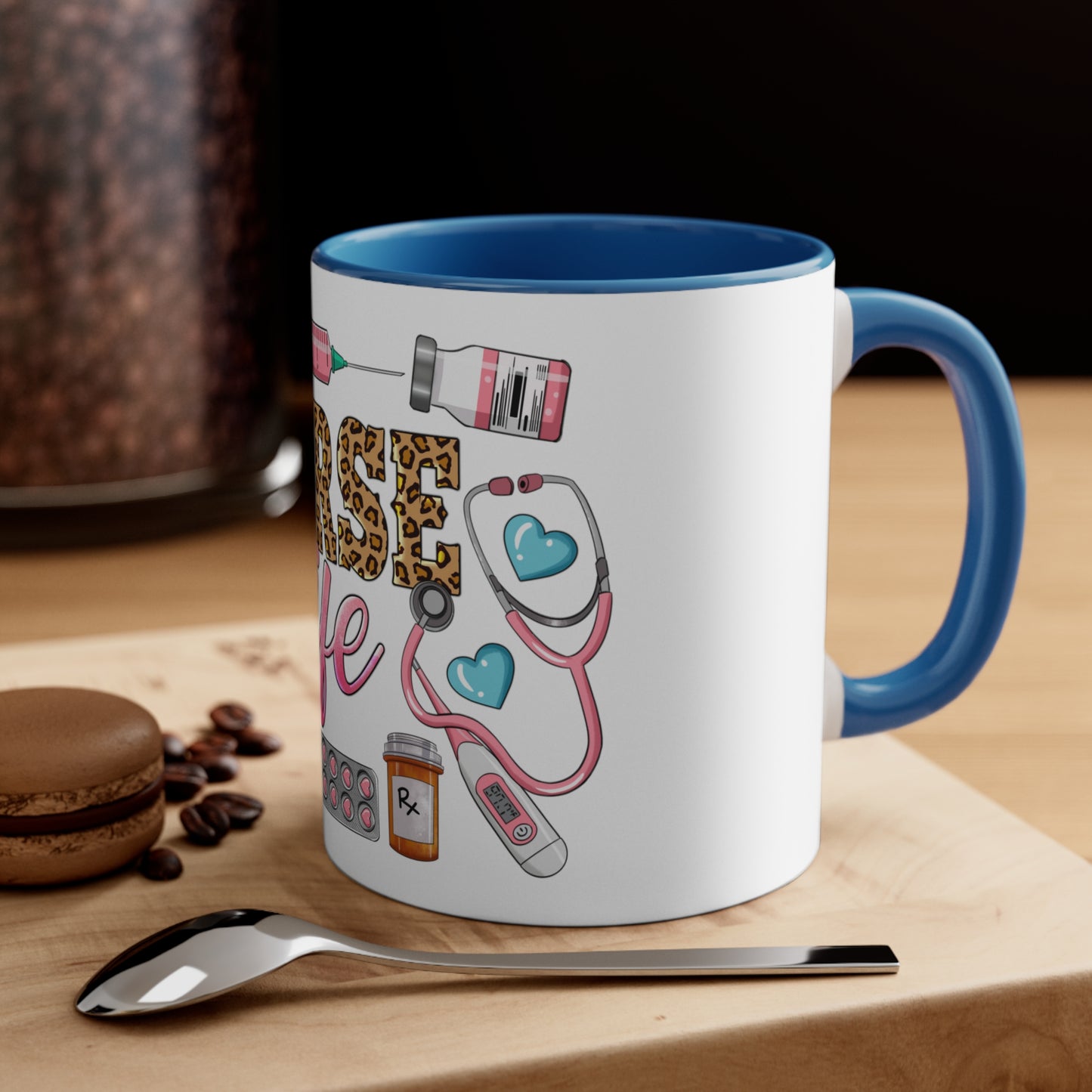 Nurse Life - Accent Coffee Mug, 11oz
