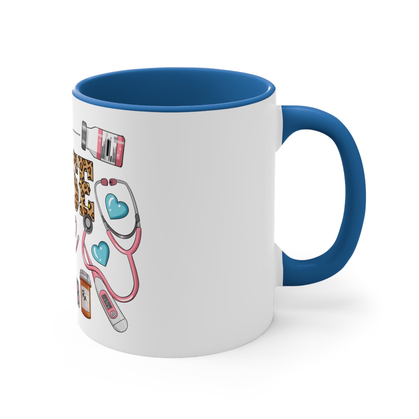 Nurse Life - Accent Coffee Mug, 11oz