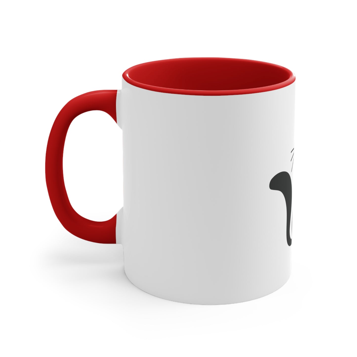 Love and a Cat - Accent Coffee Mug, 11oz