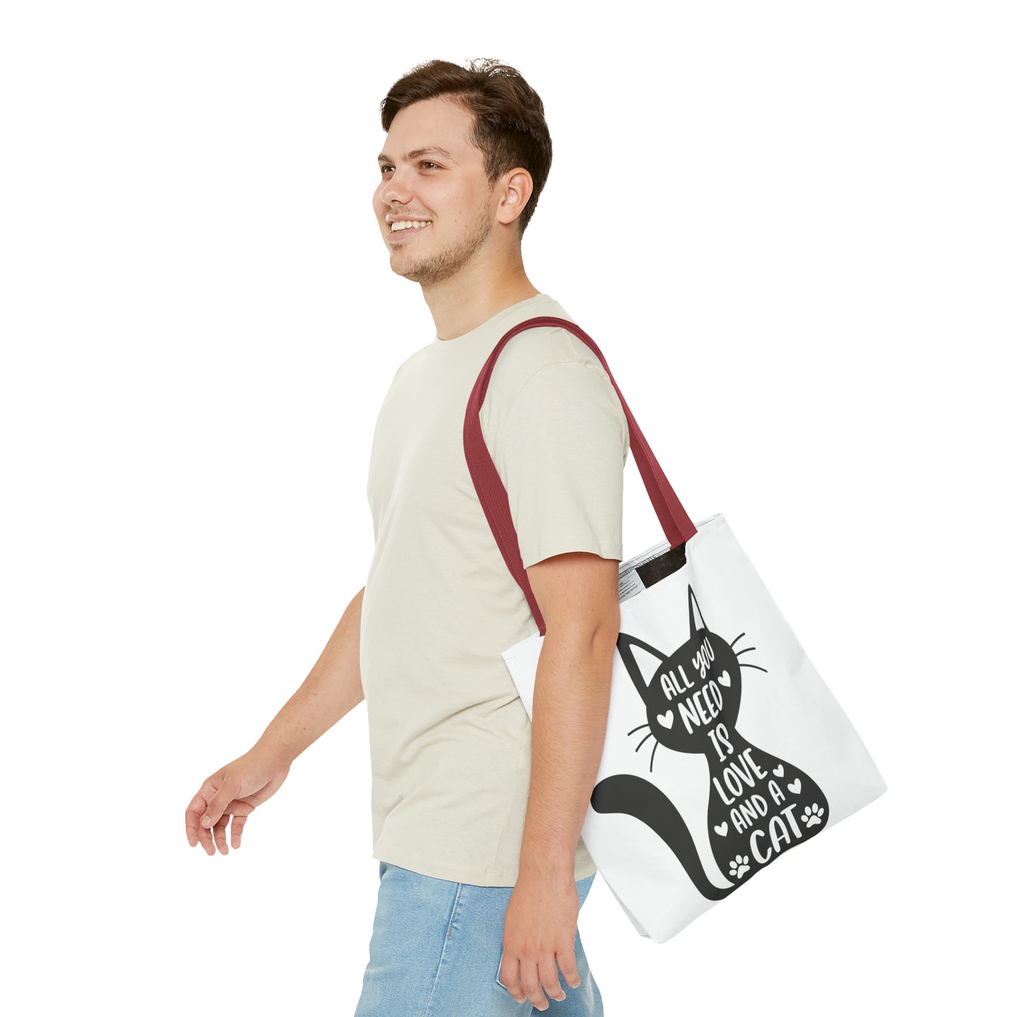 Tote Bag - Love and a Cat
