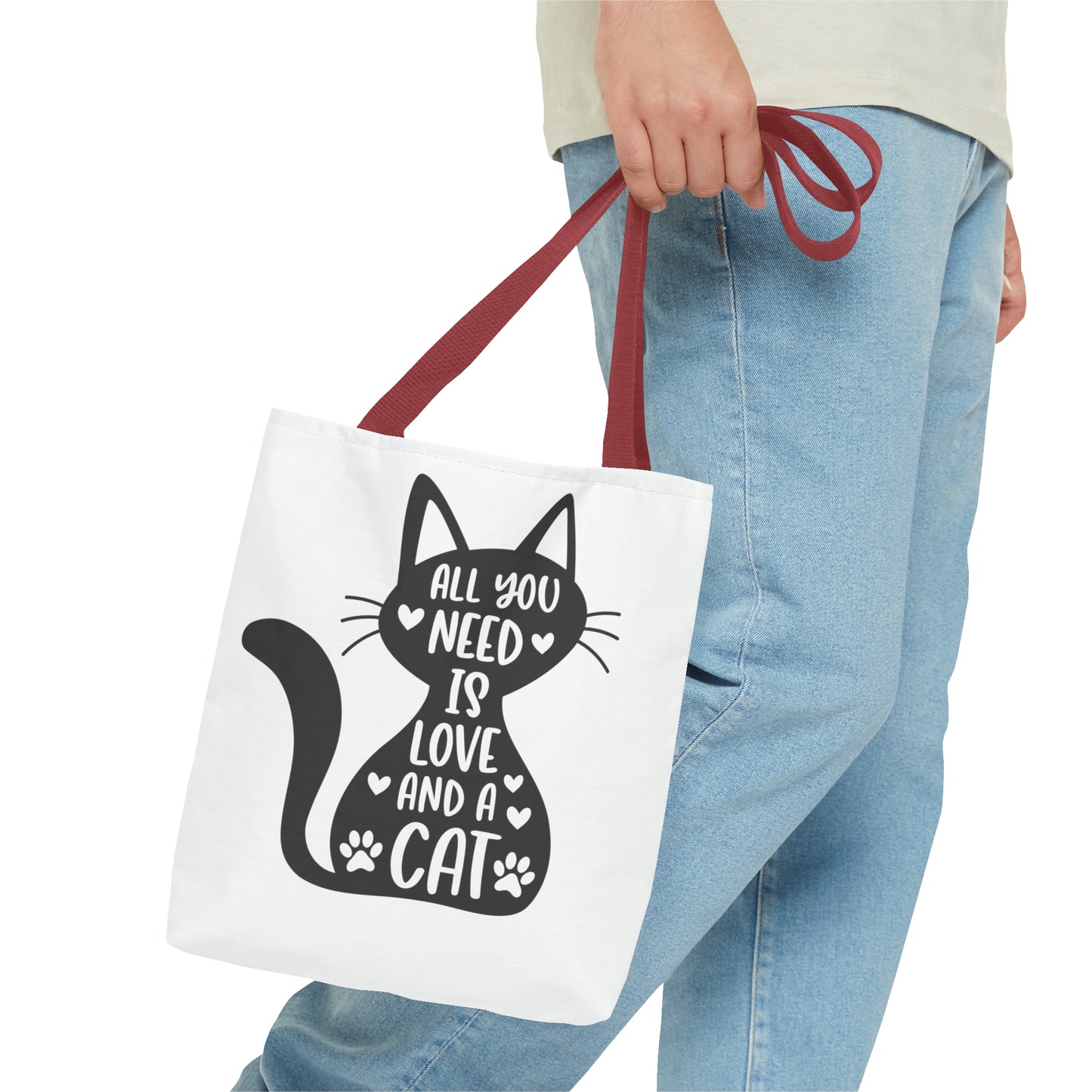 Tote Bag - Love and a Cat