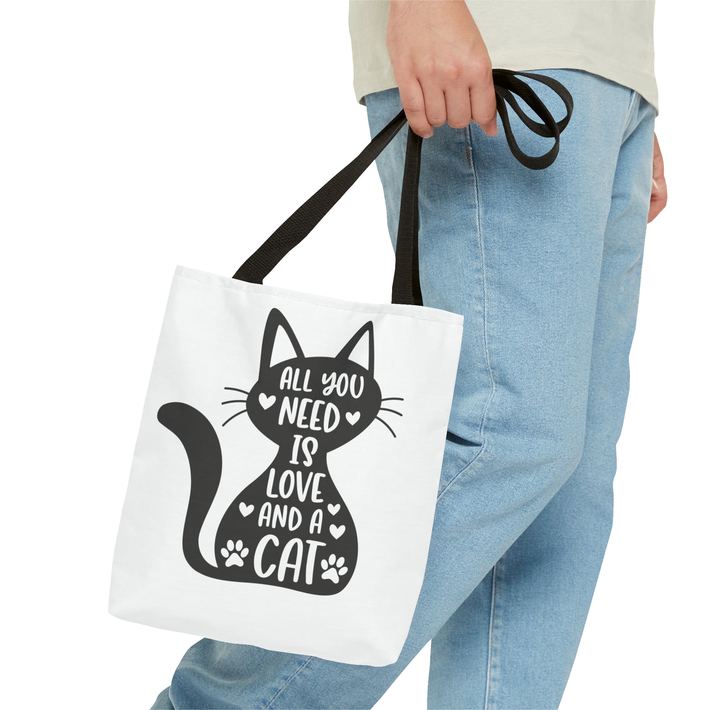 Tote Bag - Love and a Cat