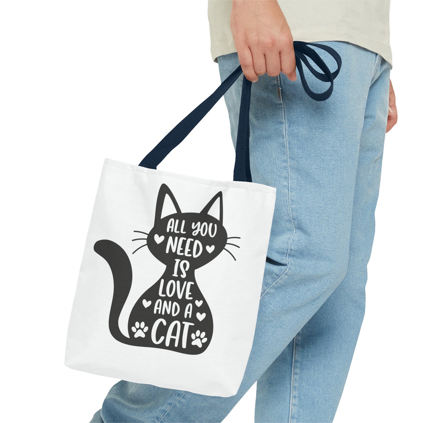 Tote Bag - Love and a Cat