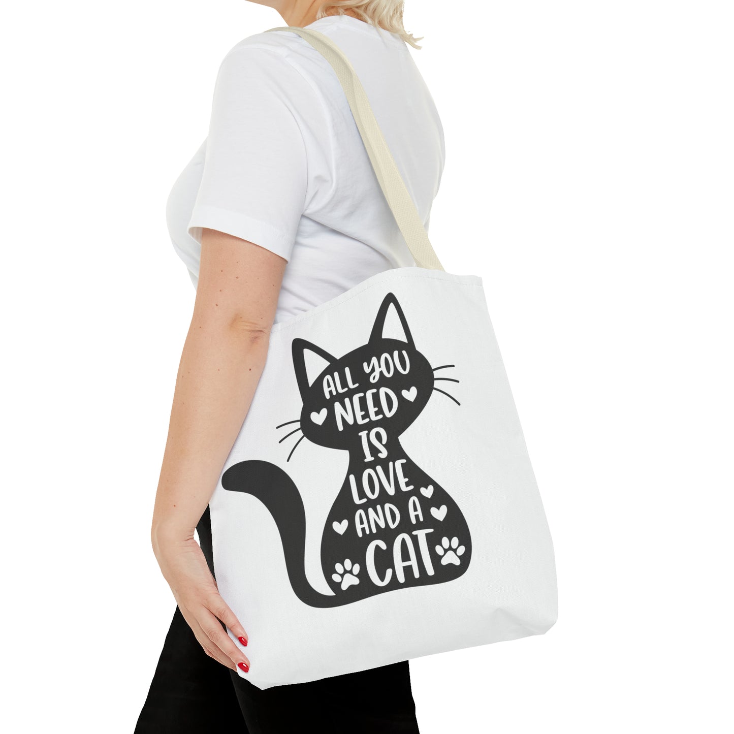 Tote Bag - Love and a Cat