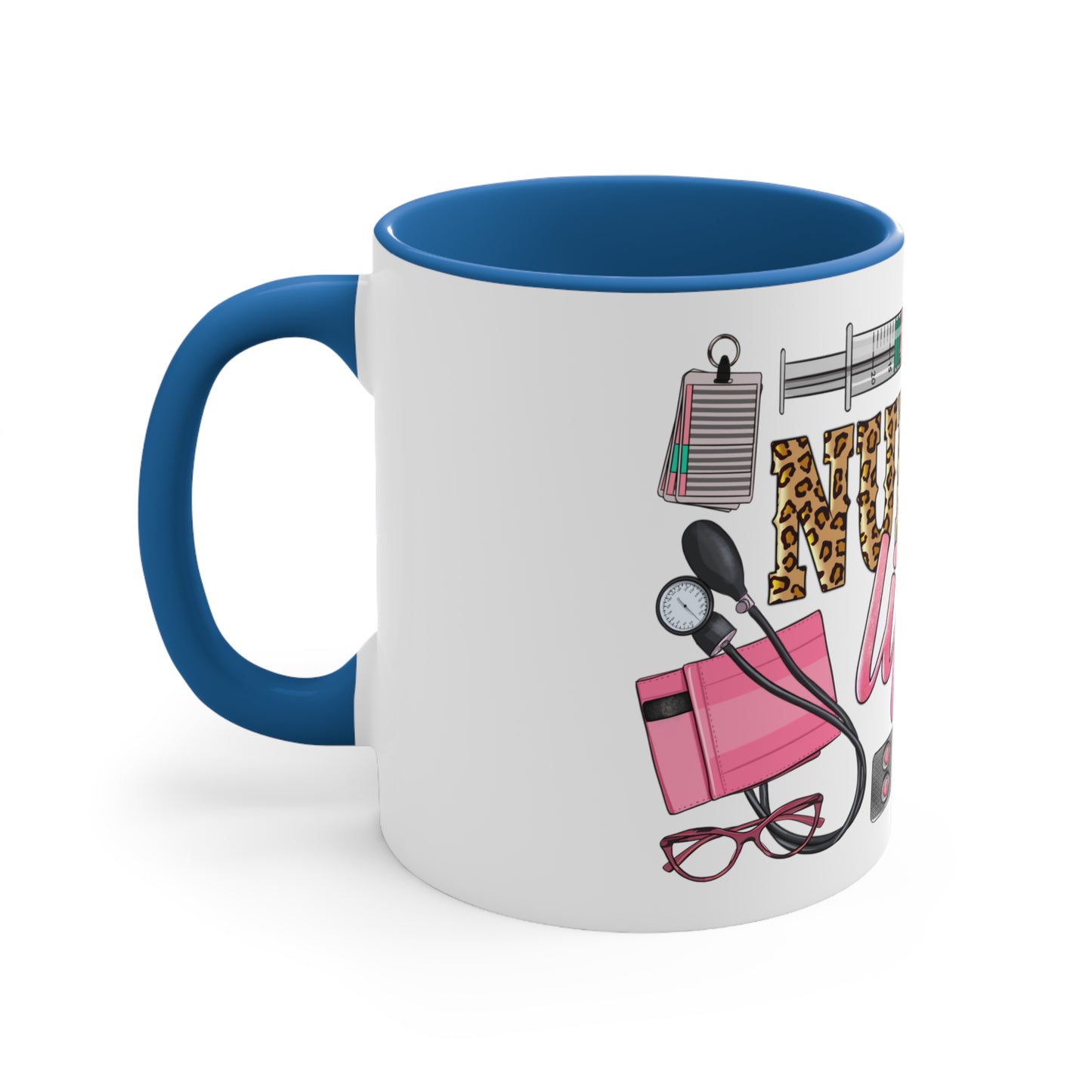 Nurse Life - Accent Coffee Mug, 11oz