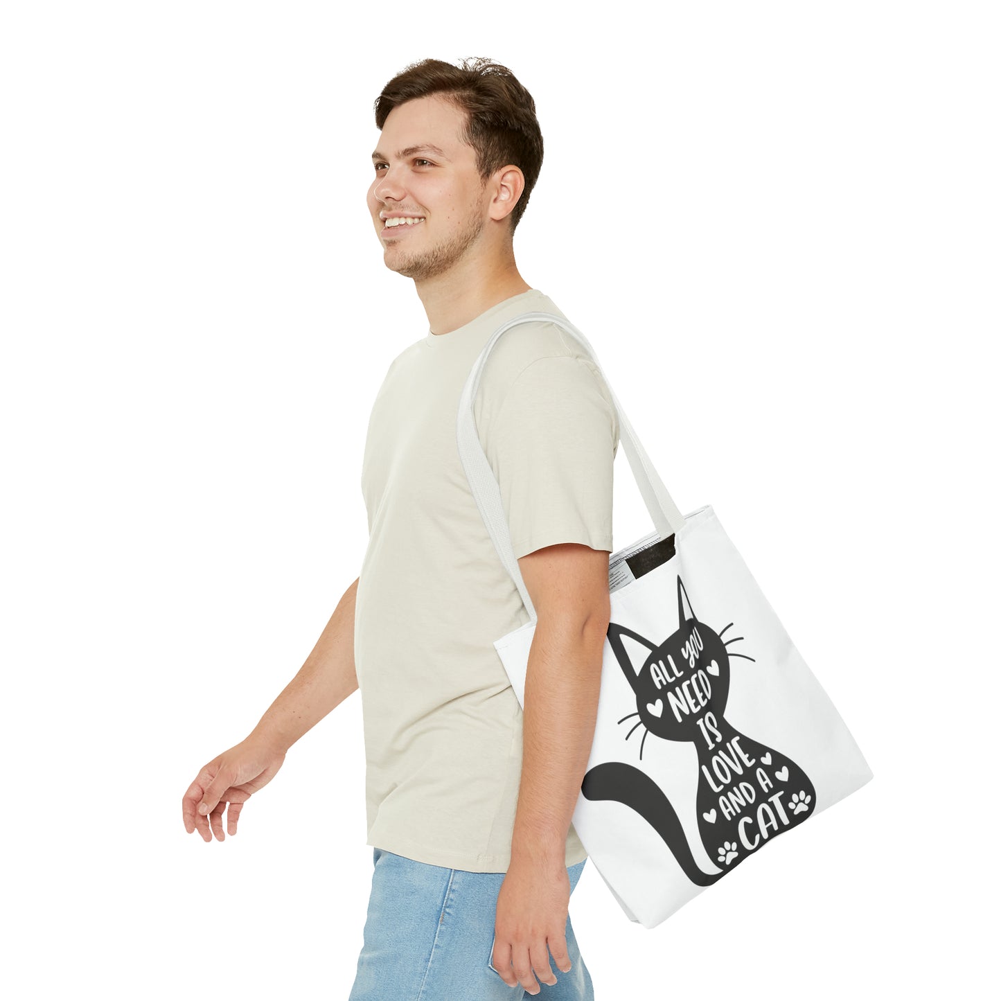 Tote Bag - Love and a Cat