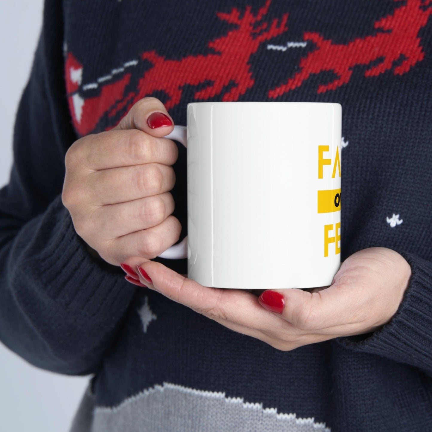 Faith Over Fear mug - Berryvine