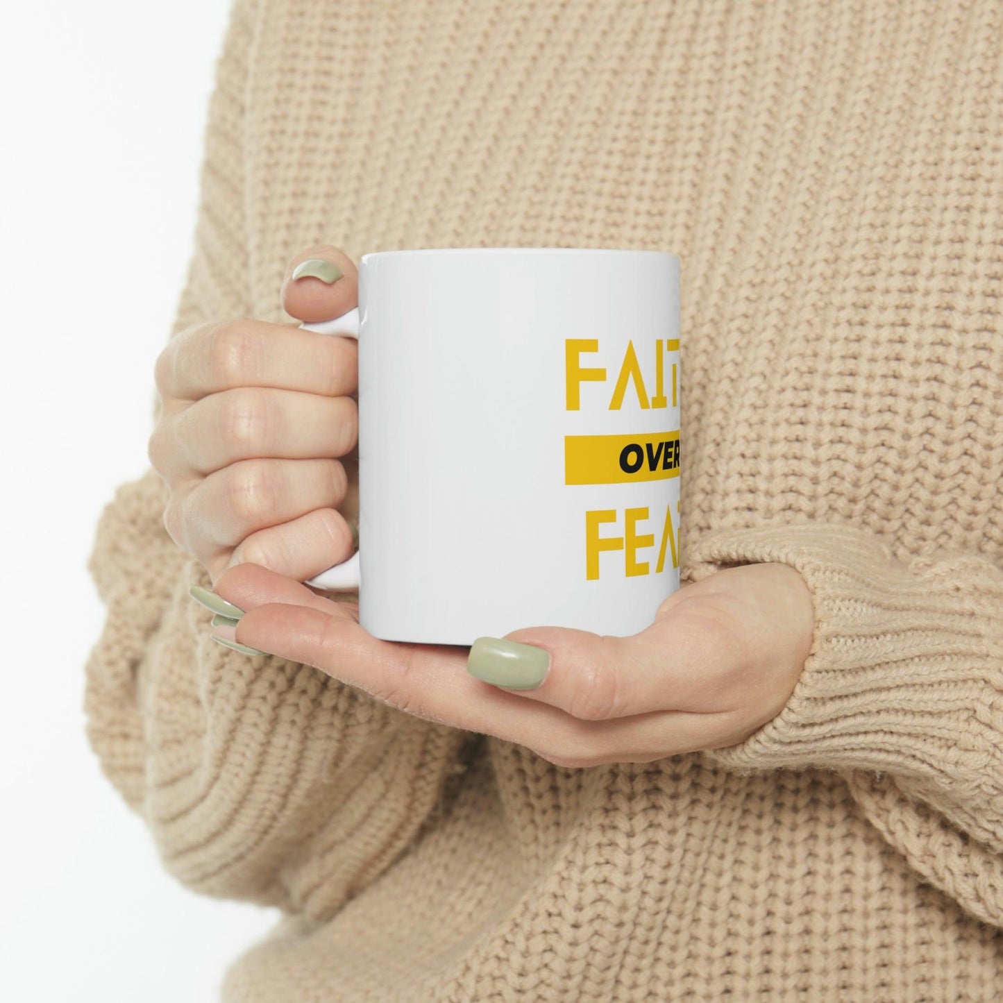 Faith Over Fear mug - Berryvine