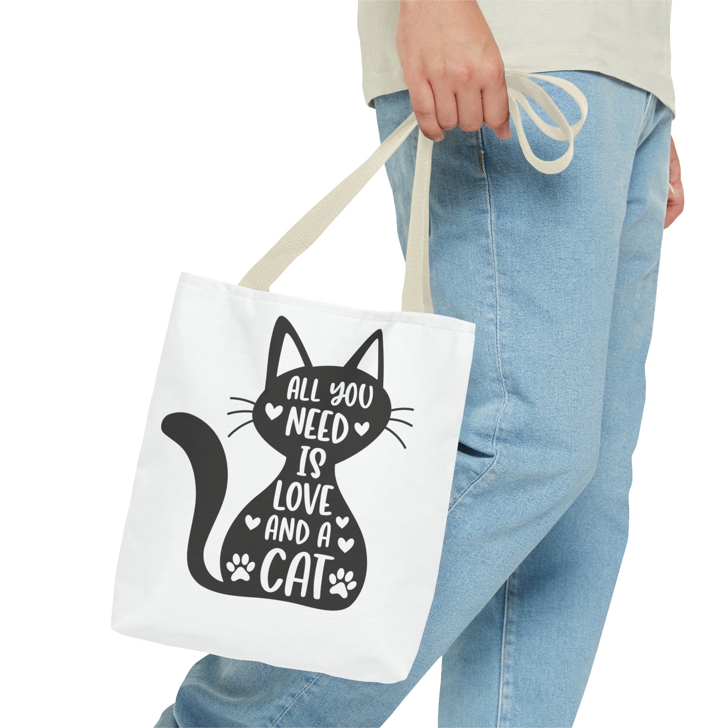 Tote Bag - Love and a Cat