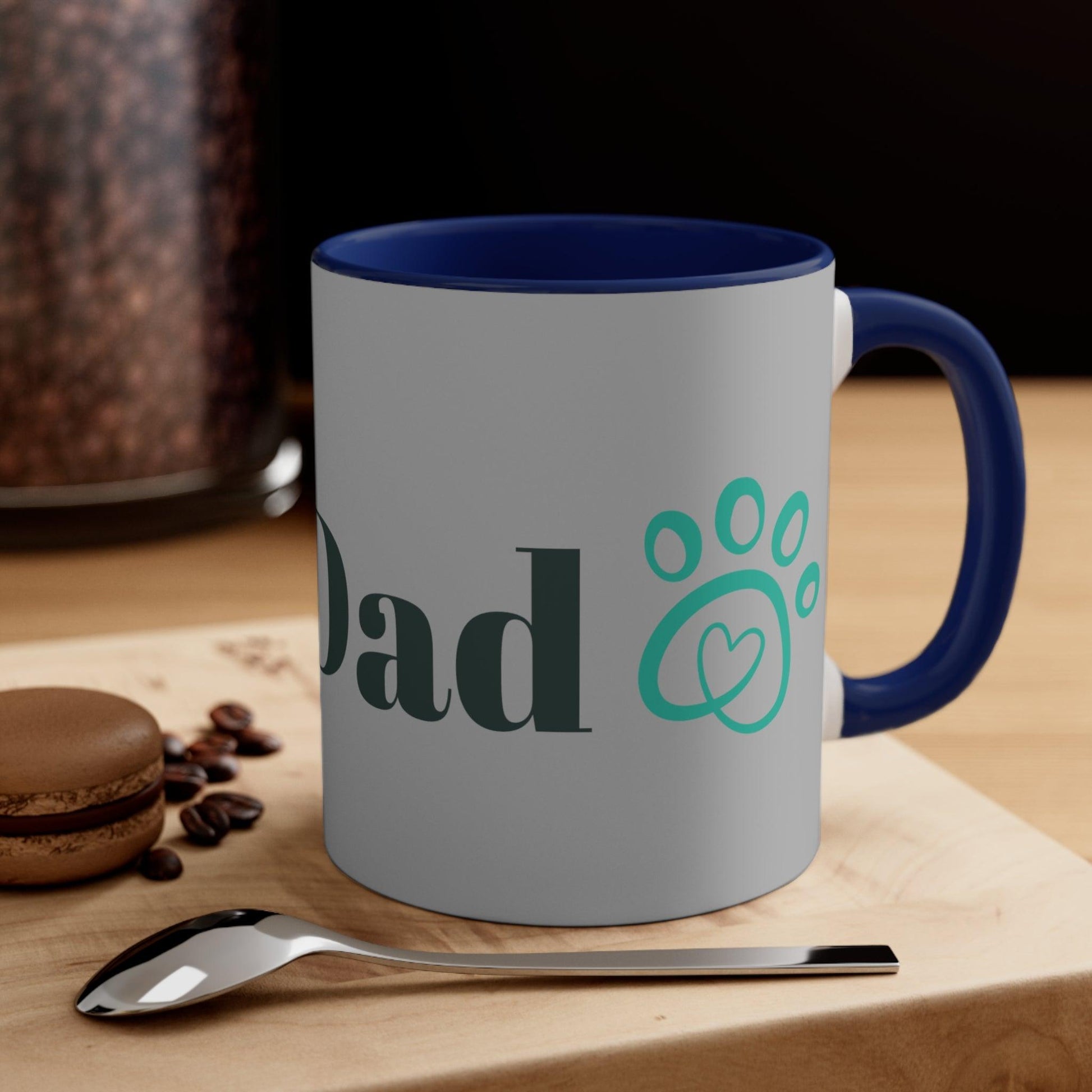 Dog Dad - Accent Coffee Mug, 11oz - Berryvine