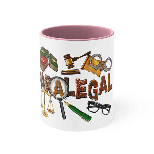 Paralegal -2 Accent Coffee Mug, 11oz