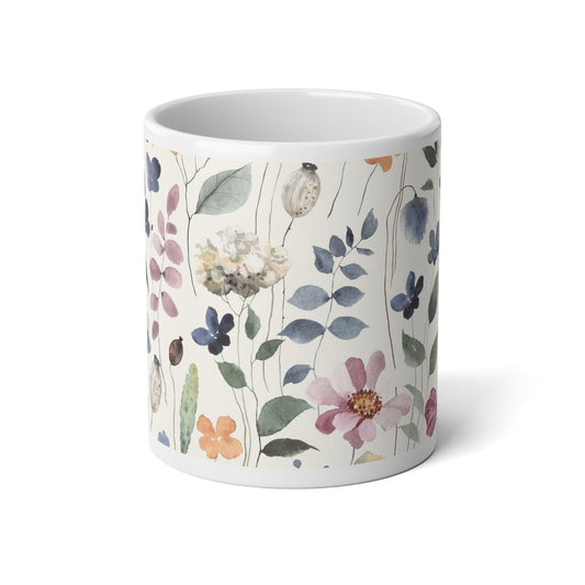 Floral Jumbo Mug, 20oz - Berryvine