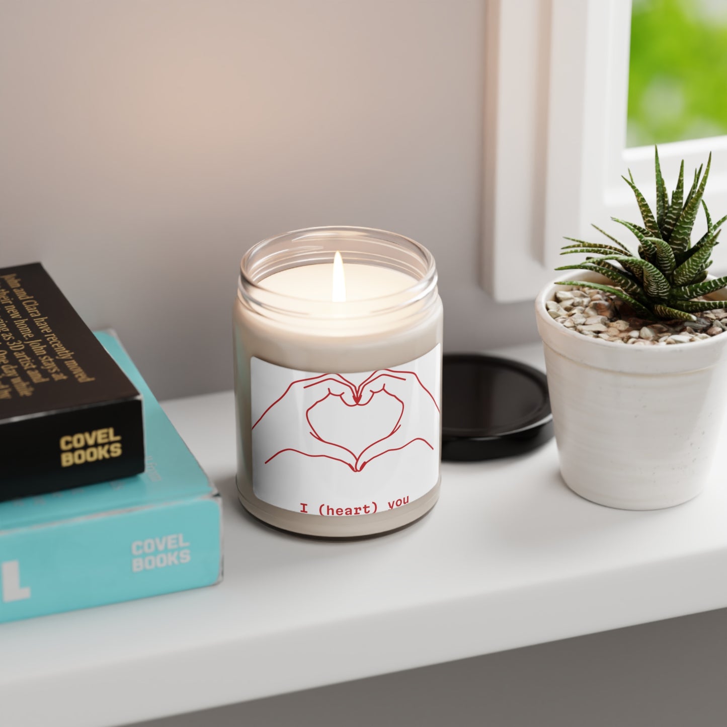 Heart Hands Scented Soy Candle, 9oz