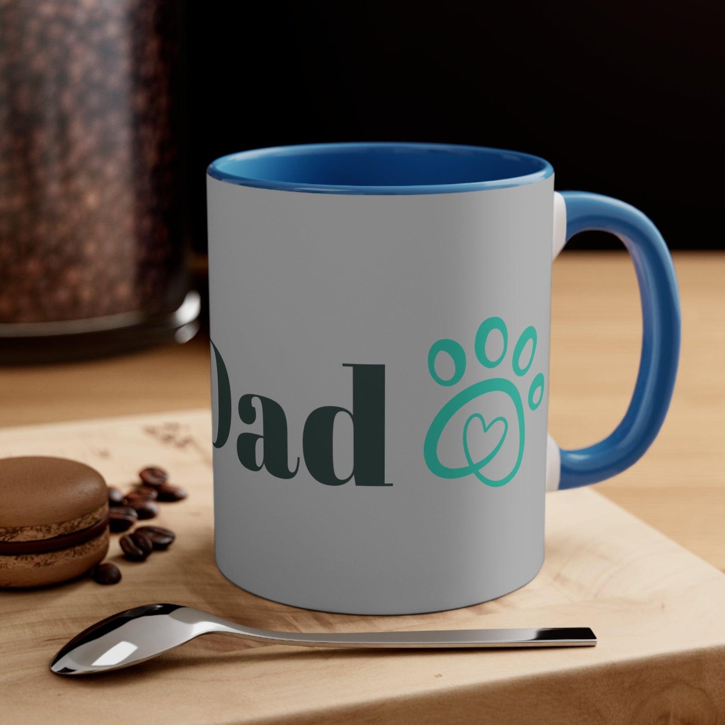 Dog Dad - Accent Coffee Mug, 11oz - Berryvine