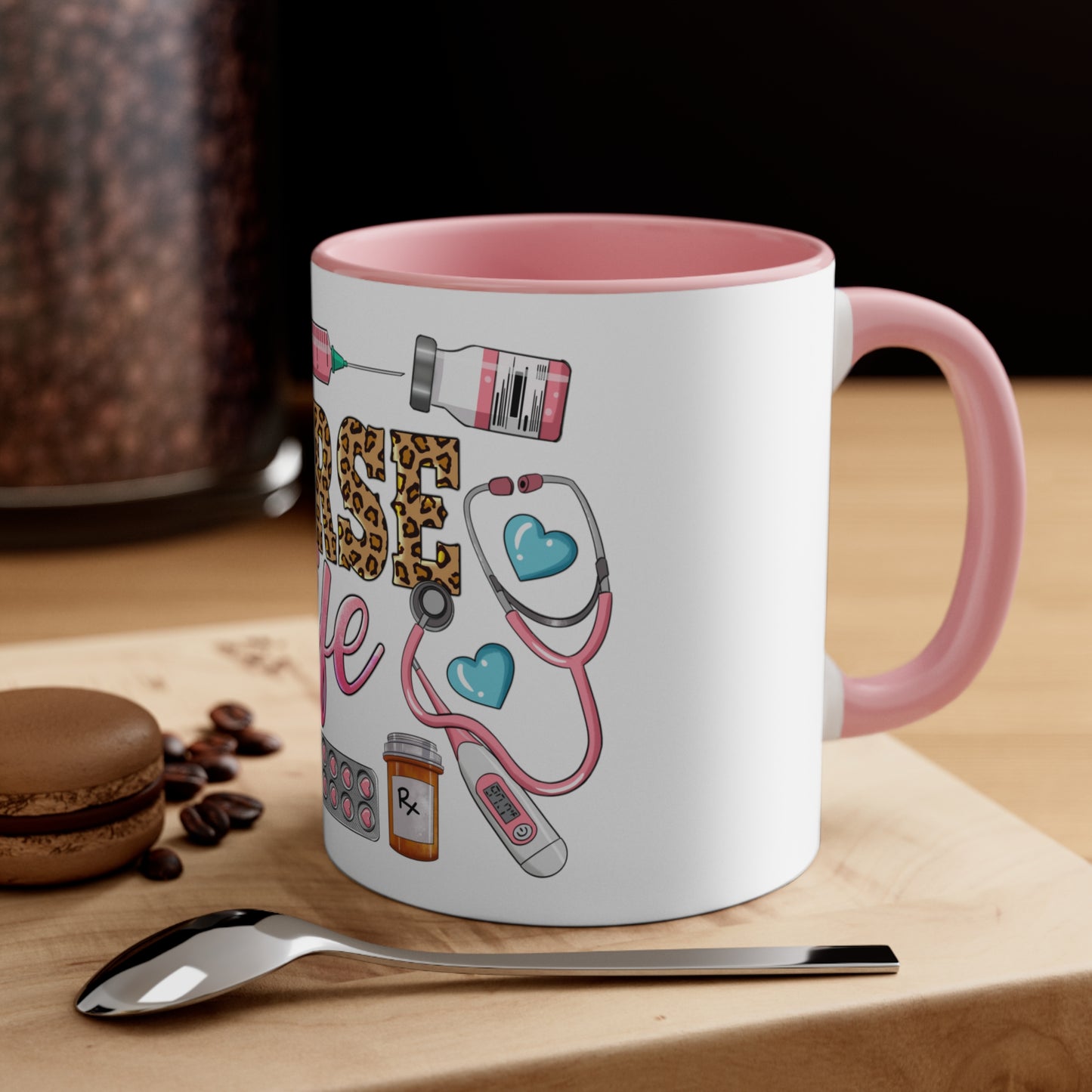 Nurse Life - Accent Coffee Mug, 11oz