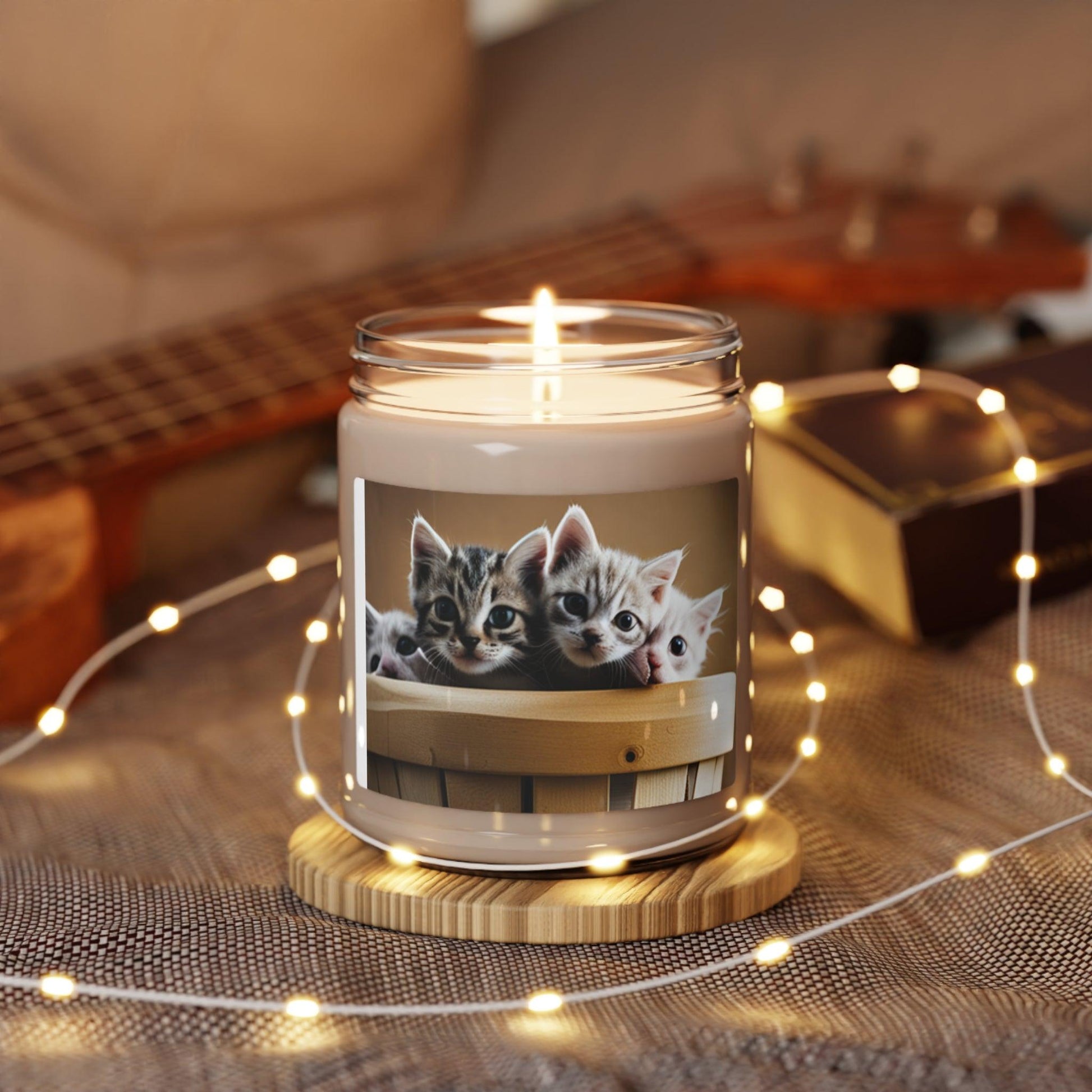 Kitty Cat - Apple Harvest Scented Soy Candle, 9oz - Berryvine
