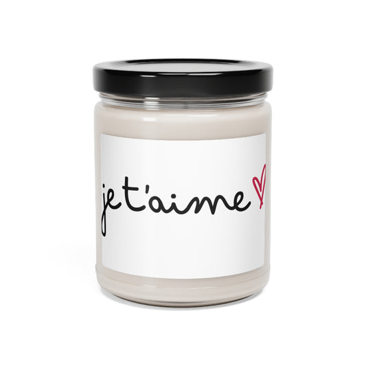 Je T'aime - Scented Soy Candle, 9oz