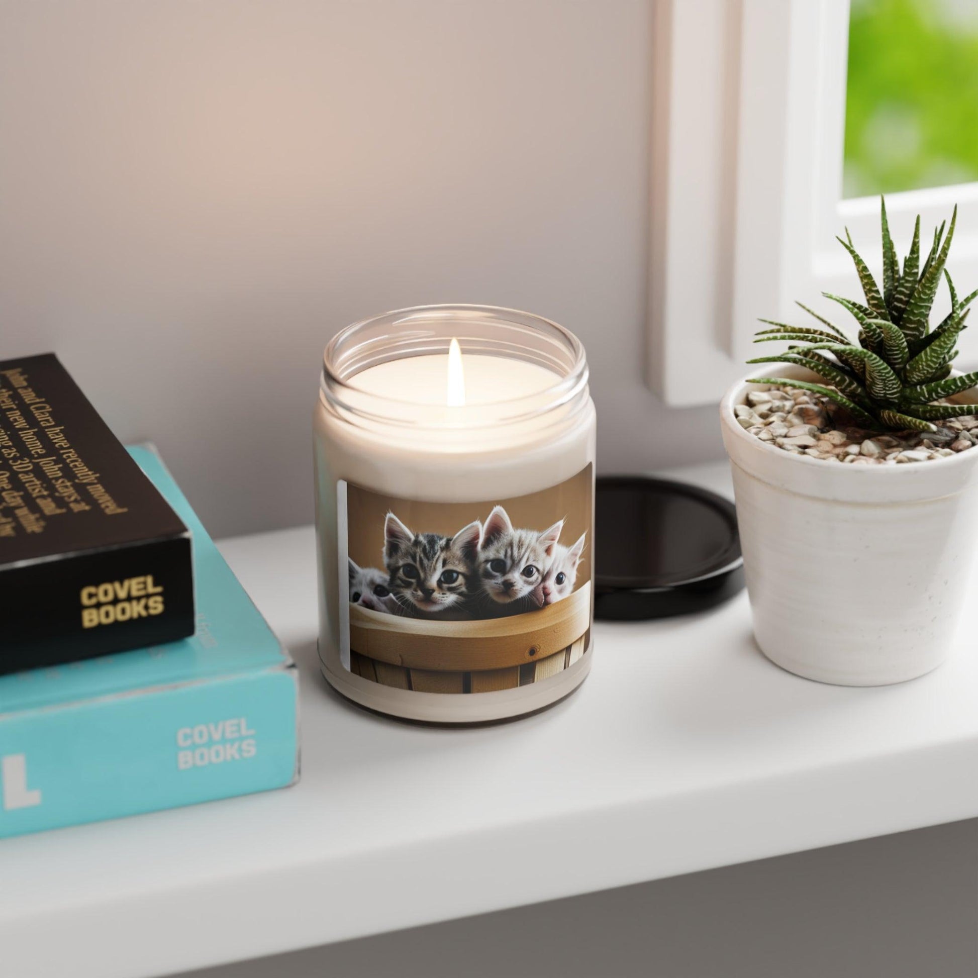 Kitty Cat - Apple Harvest Scented Soy Candle, 9oz - Berryvine